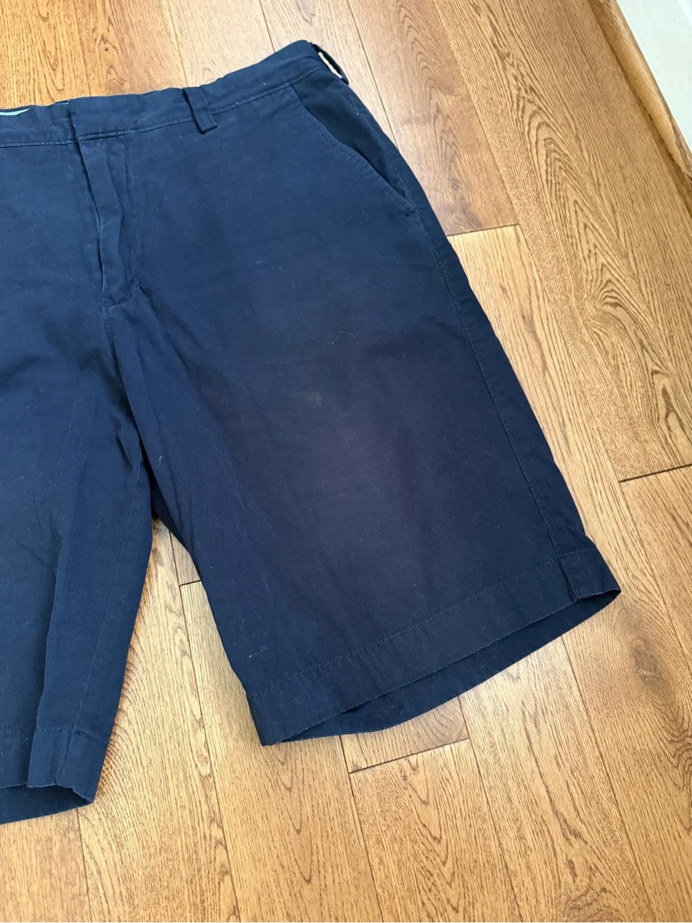 J. Crew Classic Navy Flat-Front Chino Shorts